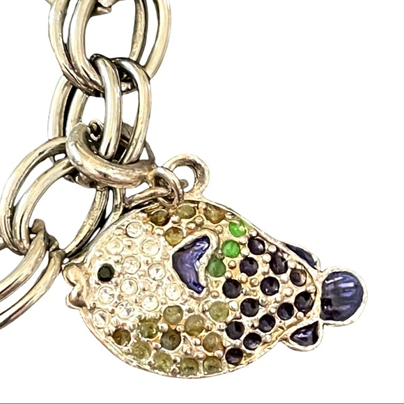 Charm bracelet with crystals and gorgeous gems! - Picture 3 of 8